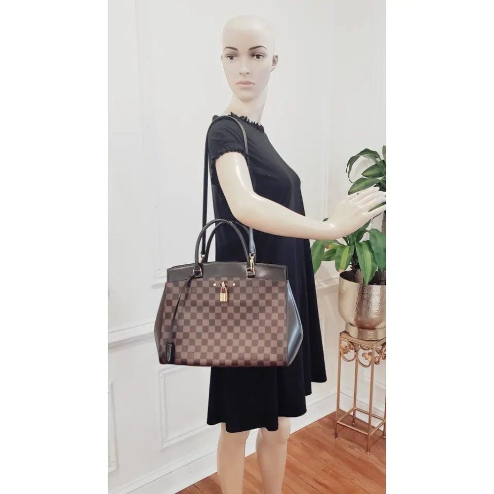 Louis Vuitton Rivoli MM Damier Ebene Satchel | Like New Condition - Picture 8 of 8